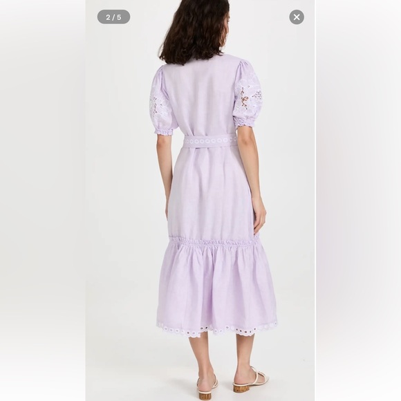 Fanm Mon Cide Dress in Lilac - Picture 2 of 8